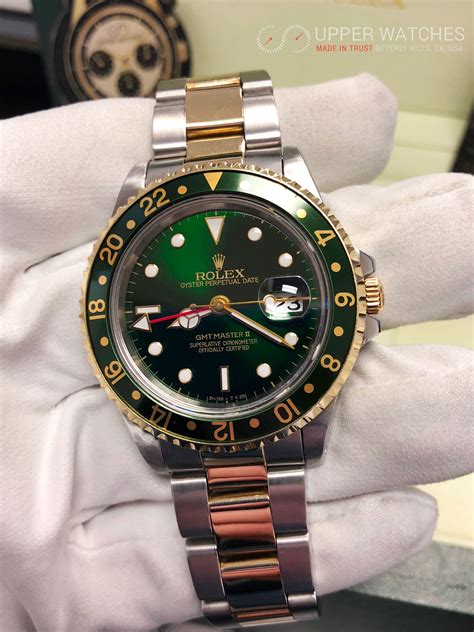 rolex gmt master ii green gold|rolex gmt master ii for sale.